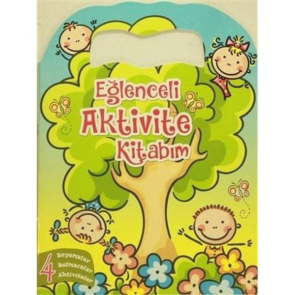Eğlenceli Aktivite Kitabım 4 - Yeşil Kitap | Revzen Kitap (Ciltsiz)