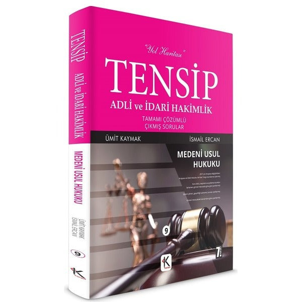 Tensip Medeni Usul Hukuku - Adli ve İdari Hakimlik Tamamı Çözümlü Çıkmış Sorular | Kuram Kitap (Ciltsiz)