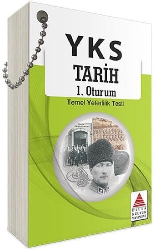 YKS 1.Oturum Tarih Kartları TYT | Delta Kültür-Eğitim (İnce Kapak)