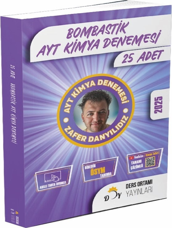 2025 Model Bombastik AYT 25 li Kimya Denemesi | Ders Ortamı Yayınları (Ciltsiz)