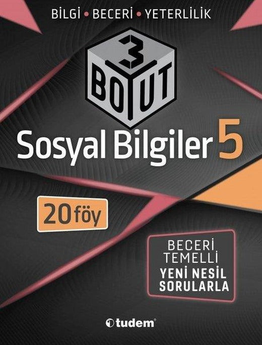 Yeni Sosyal Bilgiler 5.Sınıf 3 Boyut | Tudem Yayınları - Ders Kitapları (İnce Kapak)