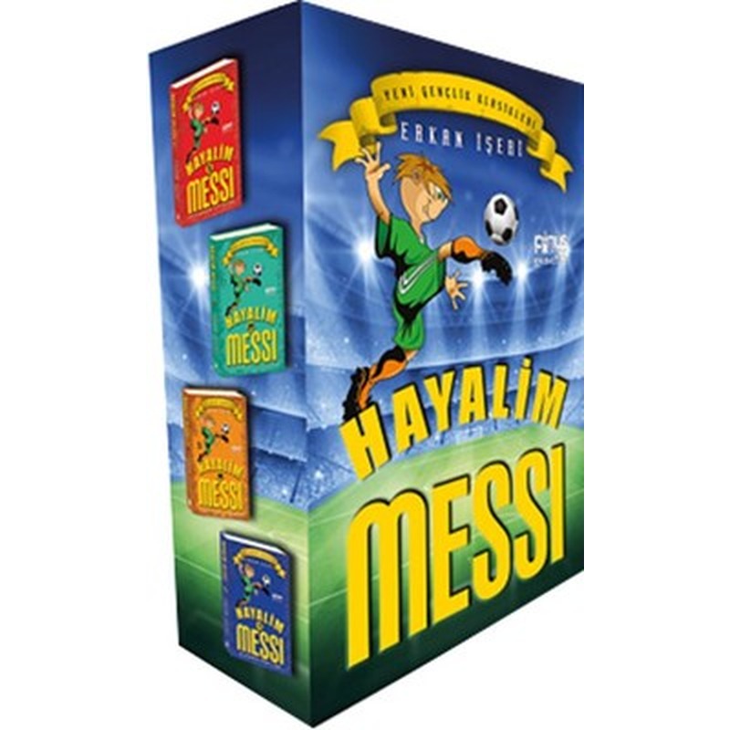 Hayalim Messi Seti - 4 Kitap Kutulu | Pinus Kitap