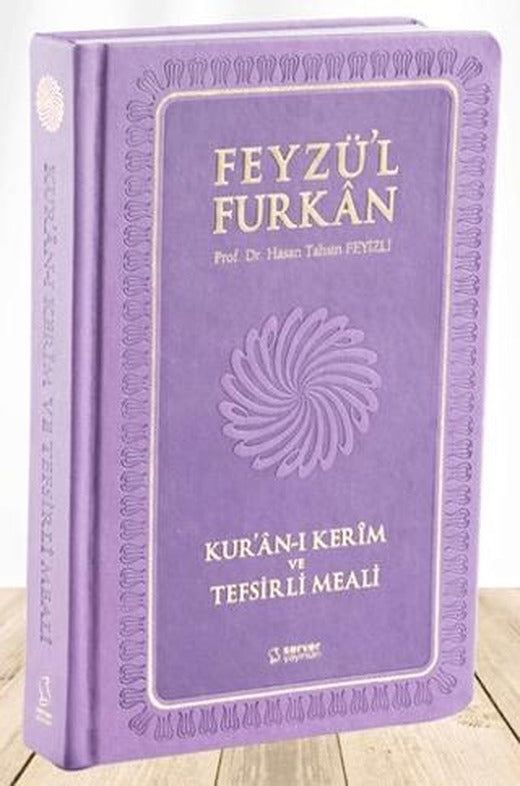 Feyzü'l Furkan Kur'an-ı Kerim ve Tefsirli Meali (Sempatik Cep Boy - Ciltli) Lila | Server Yayınları (Ciltli)