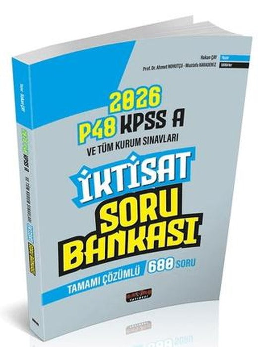 P48 KPSS A Grubu İktisat Tamamı Çözümlü Soru Bankası | Savaş Yayınevi (Ciltsiz)