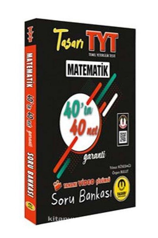 TYT Matematik 40ta 40 Net Soru Bankası | Tasarı Akademi (İnce Kapak)