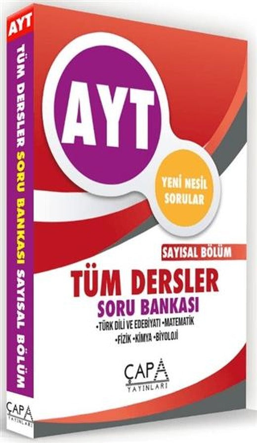AYT Sayısal Tüm Dersler Soru Bankası | Çapa Yayınları (Ciltsiz)