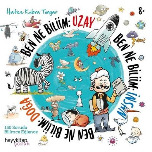 Ben Ne Biliim Seti - 150 Soruda Bilince Eğlence - 3 Kitap Takım | Hayy Kitap