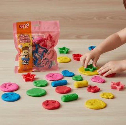Let's Oyun Hamuru Kalıpları 8 Parça | Lets