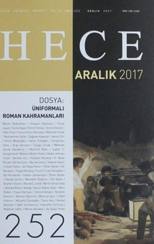 Hece Aylık Edebiyat Dergisi Sayı: 252 - Aralık 2017 | Hece Dergisi (Ciltsiz)