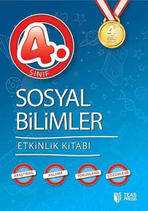 4 Aşamada Etkinlik Kitabı - 4. Sınıf Sosyal Bilimler Etkinlik Kitabı