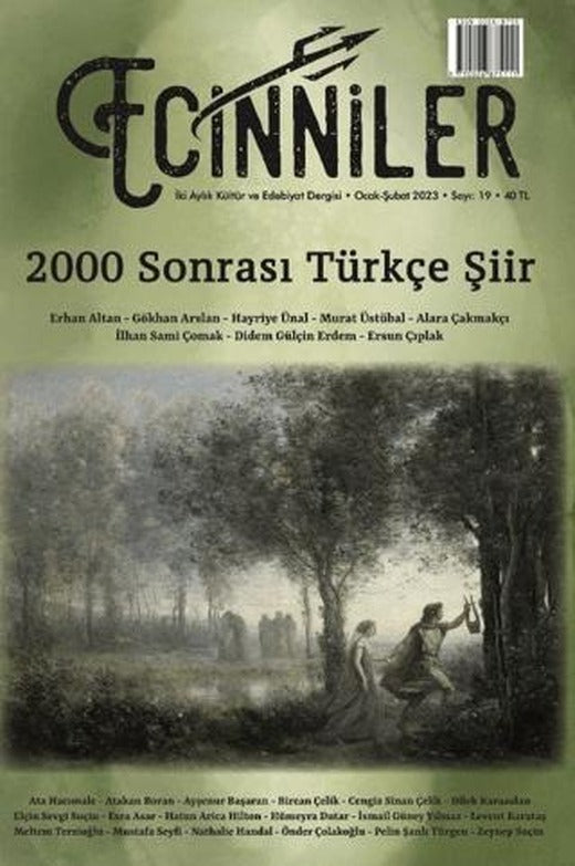 Ecinniler: İki Aylık Kültür ve Edebiyat Dergisi Sayı: 19 2000 Sonrası Türkçe Şiir Ocak - Şubat 2023 | Sardes Yayınları (Ciltsiz)
