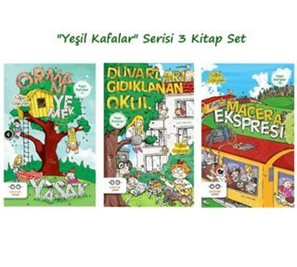 Yeşil Kafalar Serisi 3 Kitap Set | Cezve Çocuk (Ciltsiz)
