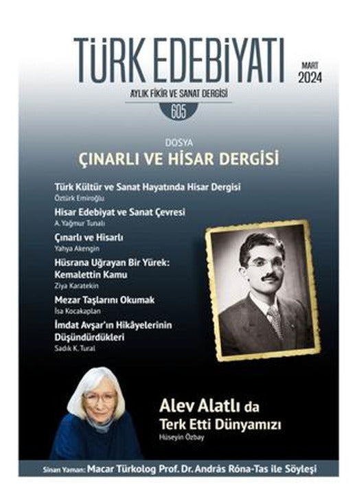 Türk Edebiyatı Dergisi Sayı: 605 Mart 2024 | Türk Edebiyatı Dergisi (Ciltsiz)