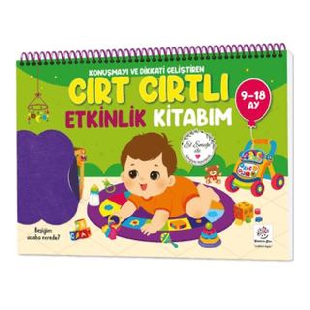 9-18 Ay İlk Cırt Cırtlı - Keçeli Etkinlik Kitabım