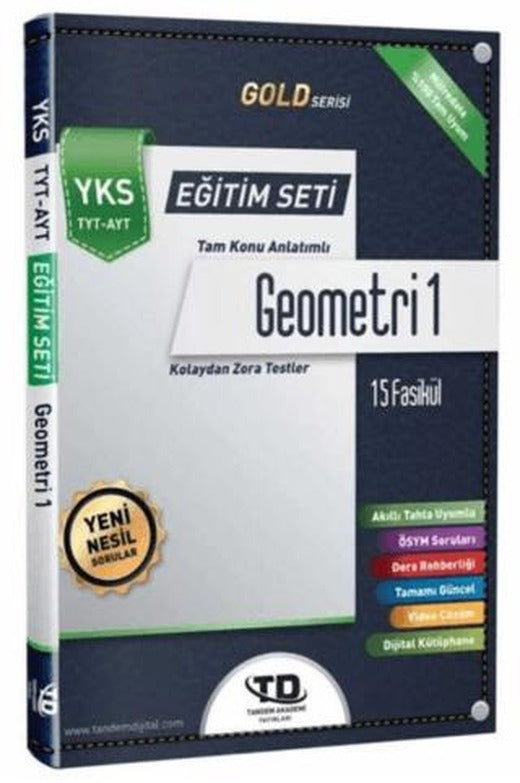 TYT AYT Geometri 1 Konu Anlatımlı Gold Serisi Fasikül Seti