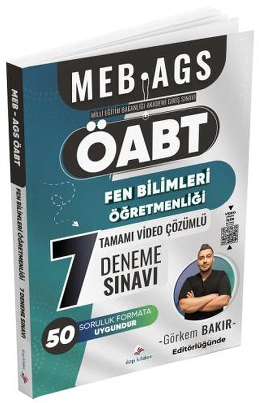 ÖABT MEB-AGS Fen Bilimleri Öğretmenliği 7 Deneme Çözümlü | Dizgi Kitap (Ciltsiz)