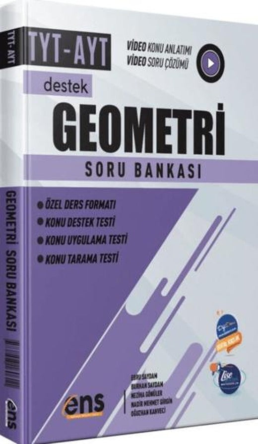 TYT AYT Geometri Destek Soru Bankası | ENS Yayınları (Ciltsiz)