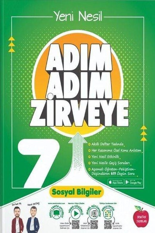 7. Sınıf Sosyal Bilgiler Adım Adım Zirveye Soru Bankası | Newton Yayınları (İnce Kapak)