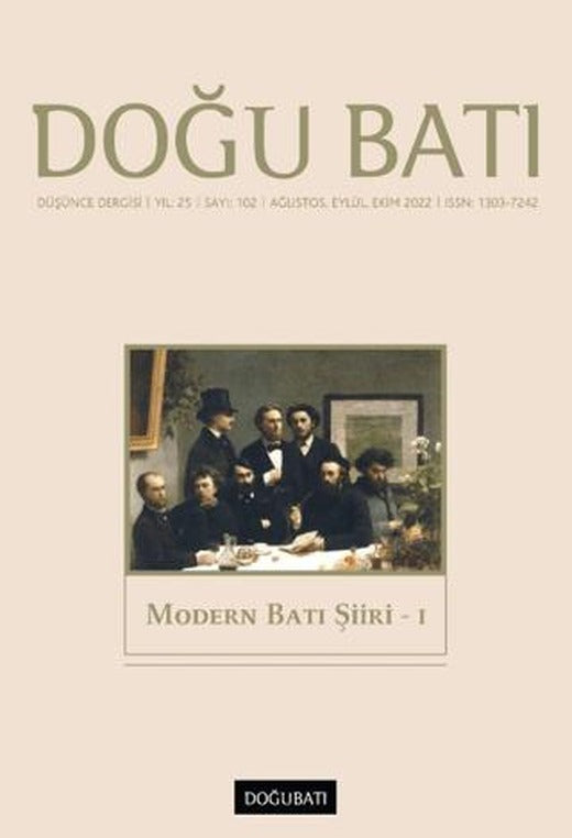 Doğu Batı Düşünce Dergisi Yıl: 25 Sayı: 102 - Modern Batı Şiiri 1 | Doğu Batı Dergileri (Ciltsiz)