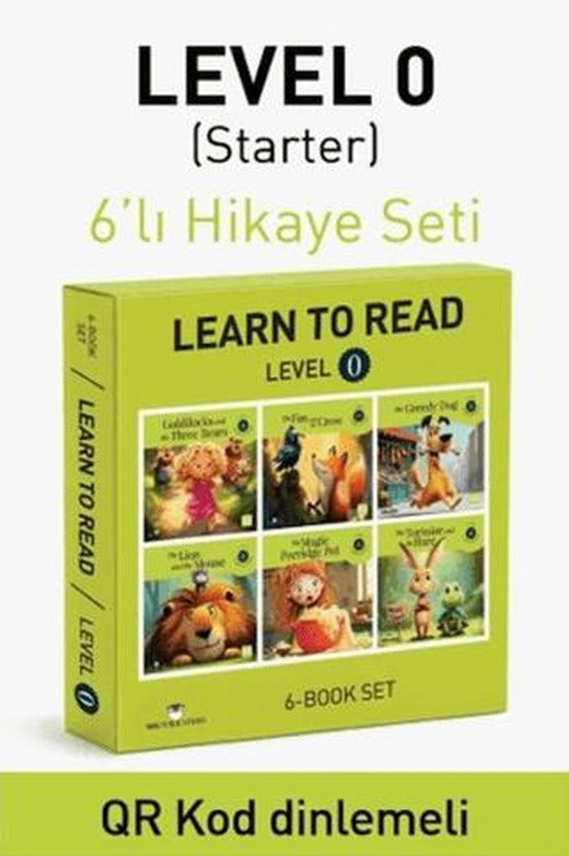 Learn to Read Level 0 İngilizce Hikaye Seti (6 Kitap) | MK Publications (Ciltsiz)