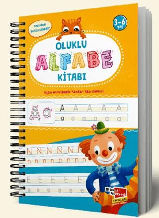 Alfabe Yazı Kitabı Sihirli Uçan Kalemli Oluklu (Kabartmalı) Yazmayı Kolayca Öğreten Kitap