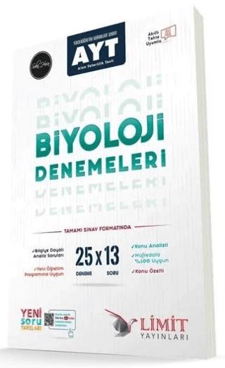 AYT 25'li Biyoloji Deneme | Limit Yayınları (Ciltsiz) - Resim 1