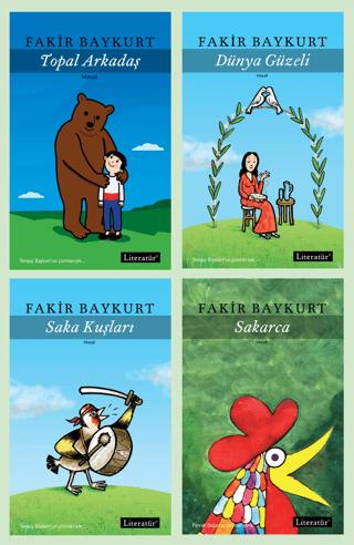 Fakir Baykurt Çocuk Kitapları Seti (4 Kitap Takım) | Literatür Yayıncılık (Ciltsiz) - Resim 1