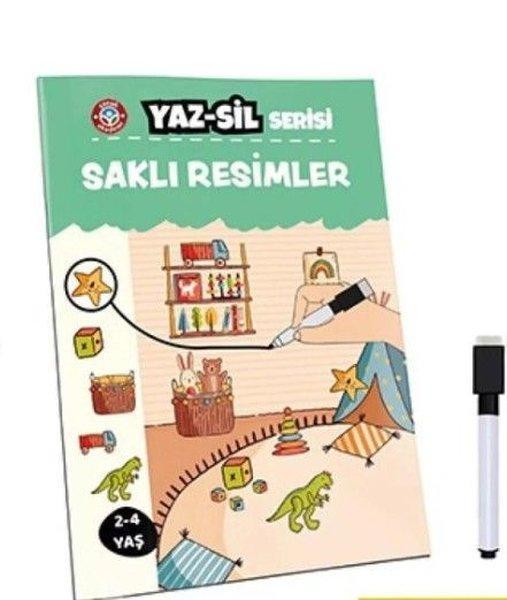 Çocuk Akademi Yaz Sil Serisi Saklı Resimler | Çocuk Akademi Yayınları (İnce Kapak) - Resim 1