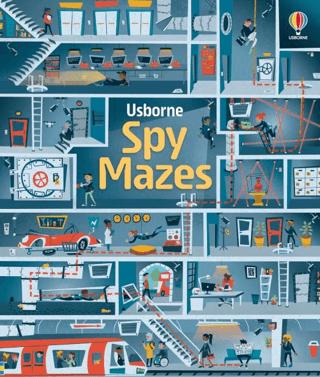Spy Mazes | Usborne (Ciltsiz) - Resim 1