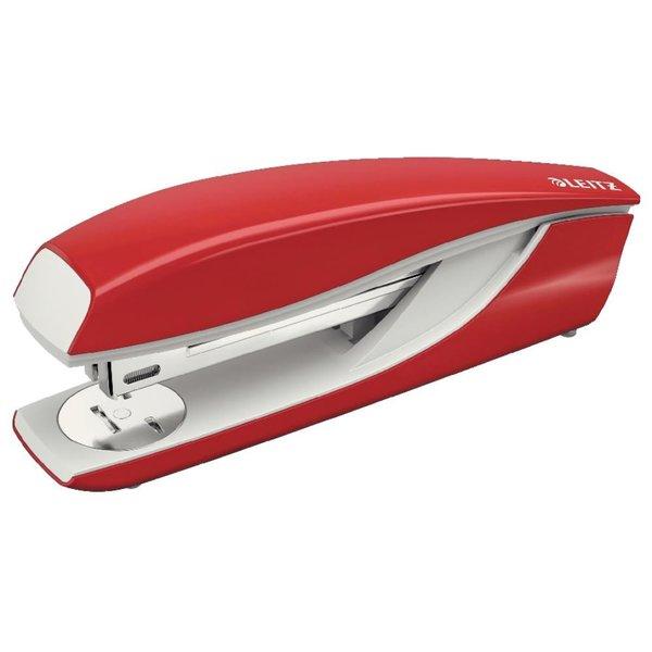 Leitz 5504 Kırmızı Zımba Makinesi 40 Sayfa Kapasiteli