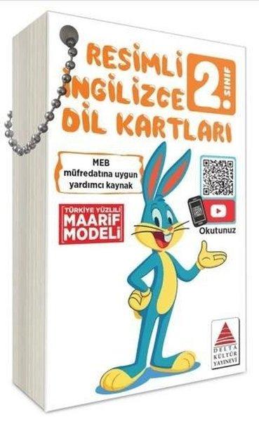 2. Sınıf Resimli İngilizce Dil Kartları | Delta Kültür Yayınevi (İnce Kapak) - Resim 1