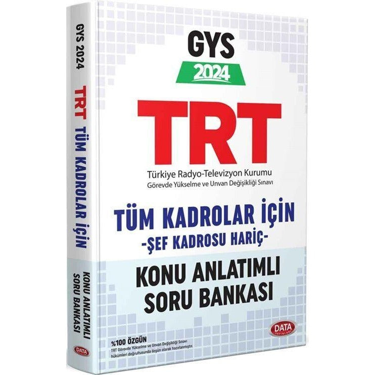 TRT Tüm Alanlar İçin GYS Konu Anlatımlı Soru Bankası (Şef Kadrosu Hariç)