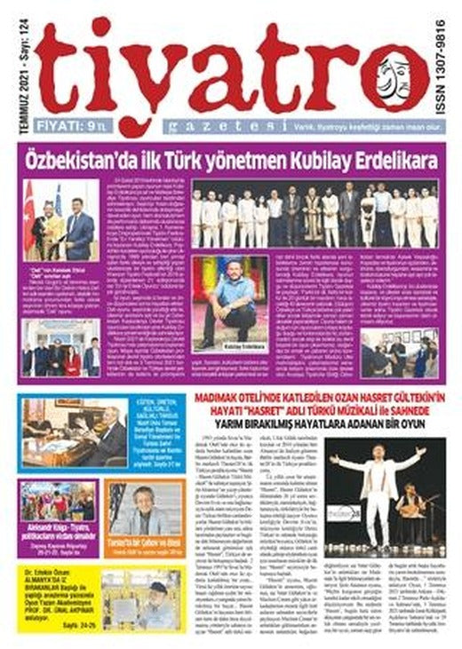 Tiyatro Gazetesi Sayı: 124 Temmuz 2021 | Tiyatro Gazetesi (Ciltsiz)