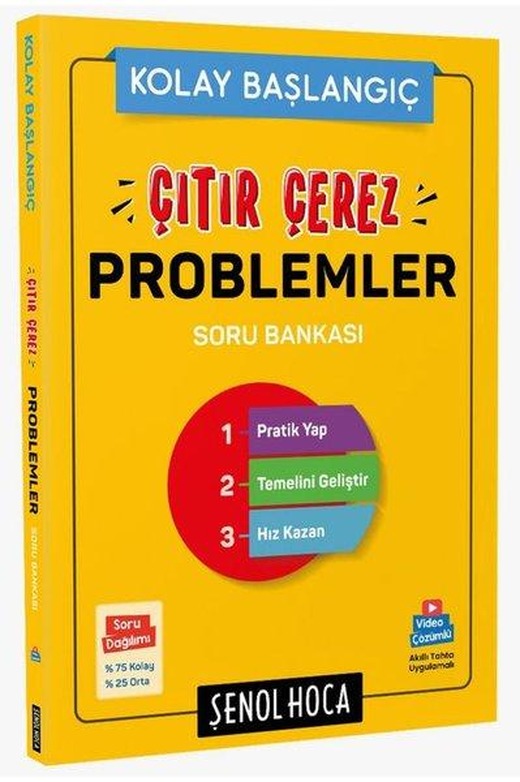 Şenol Hoca / Çıtır Çerez Problemler | Şenol Hoca Yayınları (İnce Kapak)