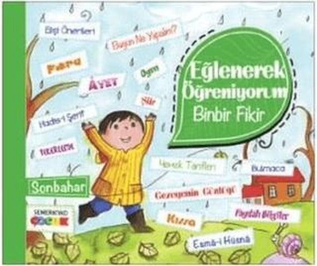 Eğlenerek Öğreniyorum - Binbir Fikir - Sonbahar | Semerkand Çocuk Yayınları (Ciltsiz)