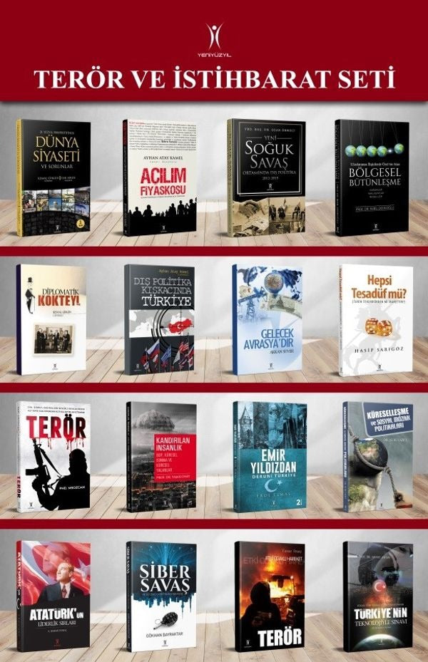 Terör ve İstihbarat Seti 16 Kitap | Yeniyüzyıl Yayınları (Ciltsiz)