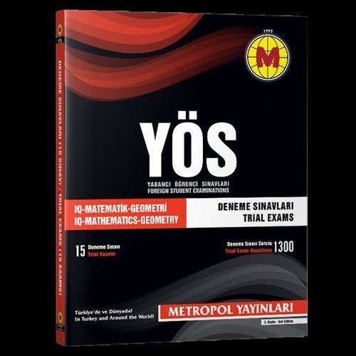 YÖS Matematik Geometri IQ 15 Deneme Sınavları
