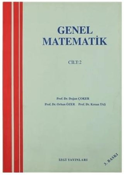 Genel Matematik Cilt: 2 | Art Basın Yayın Hizmetleri (Ciltsiz)
