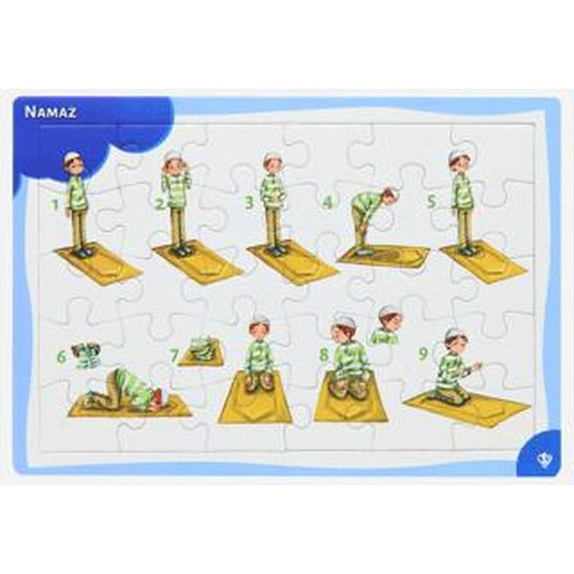 4-6 Yaş Namaz Öğreniyorum Erkek 30 Parça Puzzle | Türkiye Diyanet Vakfı Yayınları