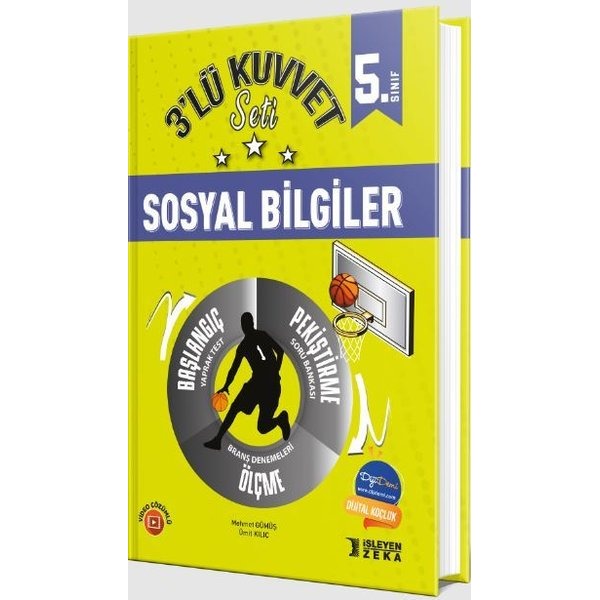 2023 5.Sınıf Sosyal Bilgiler 3'lü Kuvvet Serisi Set | İşleyen Zeka Yayınları (İnce Kapak)