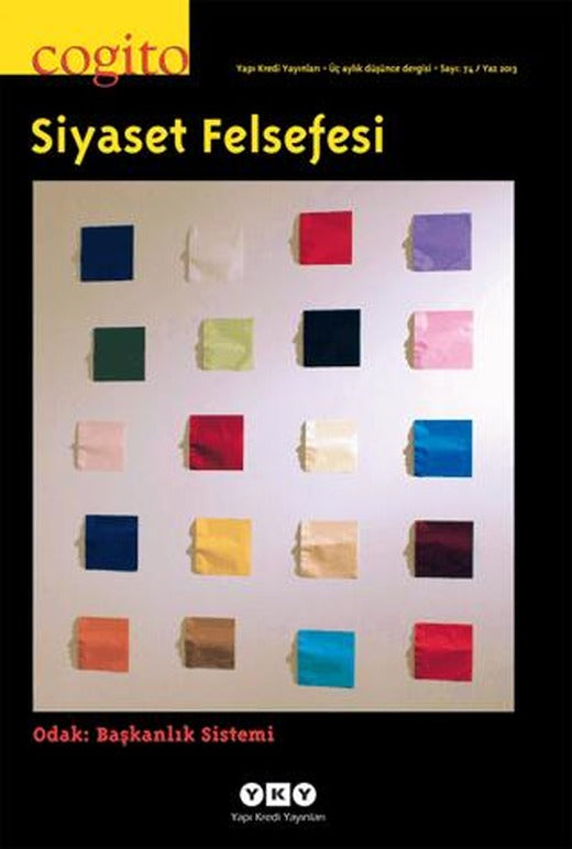 Cogito Sayı: 74 Siyaset Felsefesi | Yapı Kredi Yayınları (Ciltsiz)