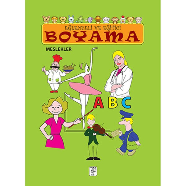 Eğlenceli ve Eğitici Boyama - Meslekler