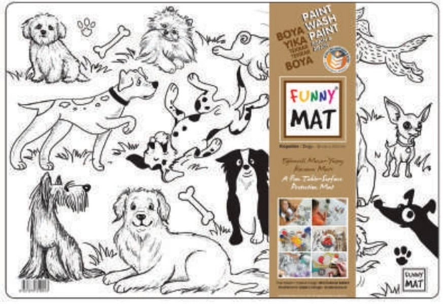 Funny Mat - Köpekler | Akademi Çocuk