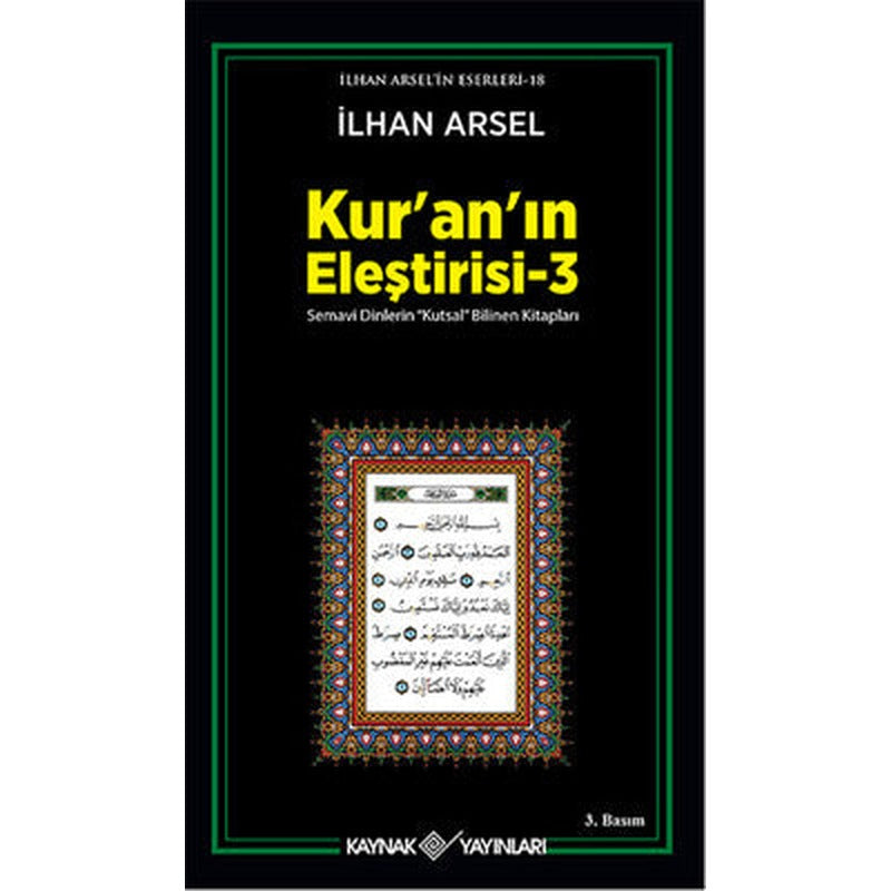 Kuranın Eleştirisi 3 | Kaynak Yayınları