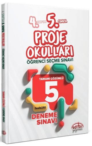 4. Sınıftan 5. Sınıfa Proje Okulları Seçme Sınavı Tamamı Çözümlü 5 Deneme