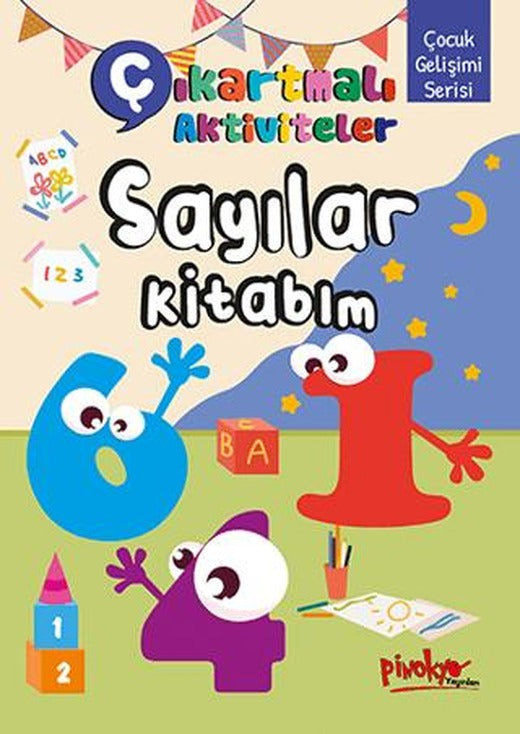Çıkartmalı Aktiviteler Sayılar Kitabım | Pinokyo Yayınları (Ciltsiz)