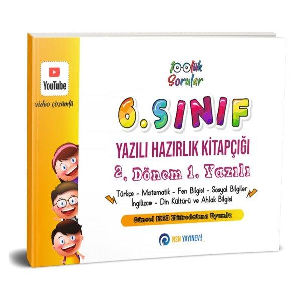 6. Sınıf Yazılı Hazırlık Kitapçığı 2. Dönem 1. Yazılı | NSN Yayınevi (İnce Kapak) - Resim 1