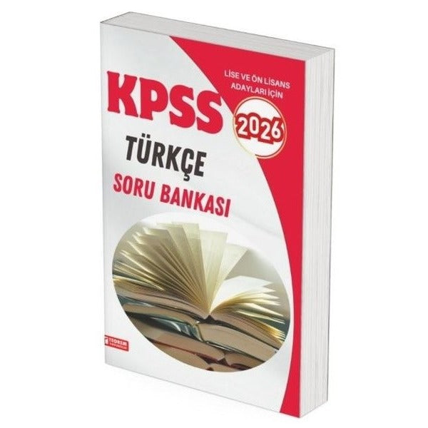 2026 KPSS Lise - Önlisans Türkçe Soru Bankası | Teorem Yayınları (İnce Kapak)