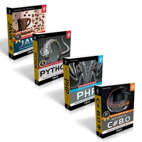 Programlama Eğitim Seti 2-4 Kitap Takım | Kodlab (İnce Kapak)