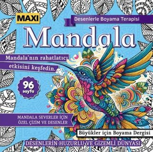 Maxi Mandala Desenlerle Boyama Terapisi 14 | Maxi Yayıncılık (Ciltsiz)
